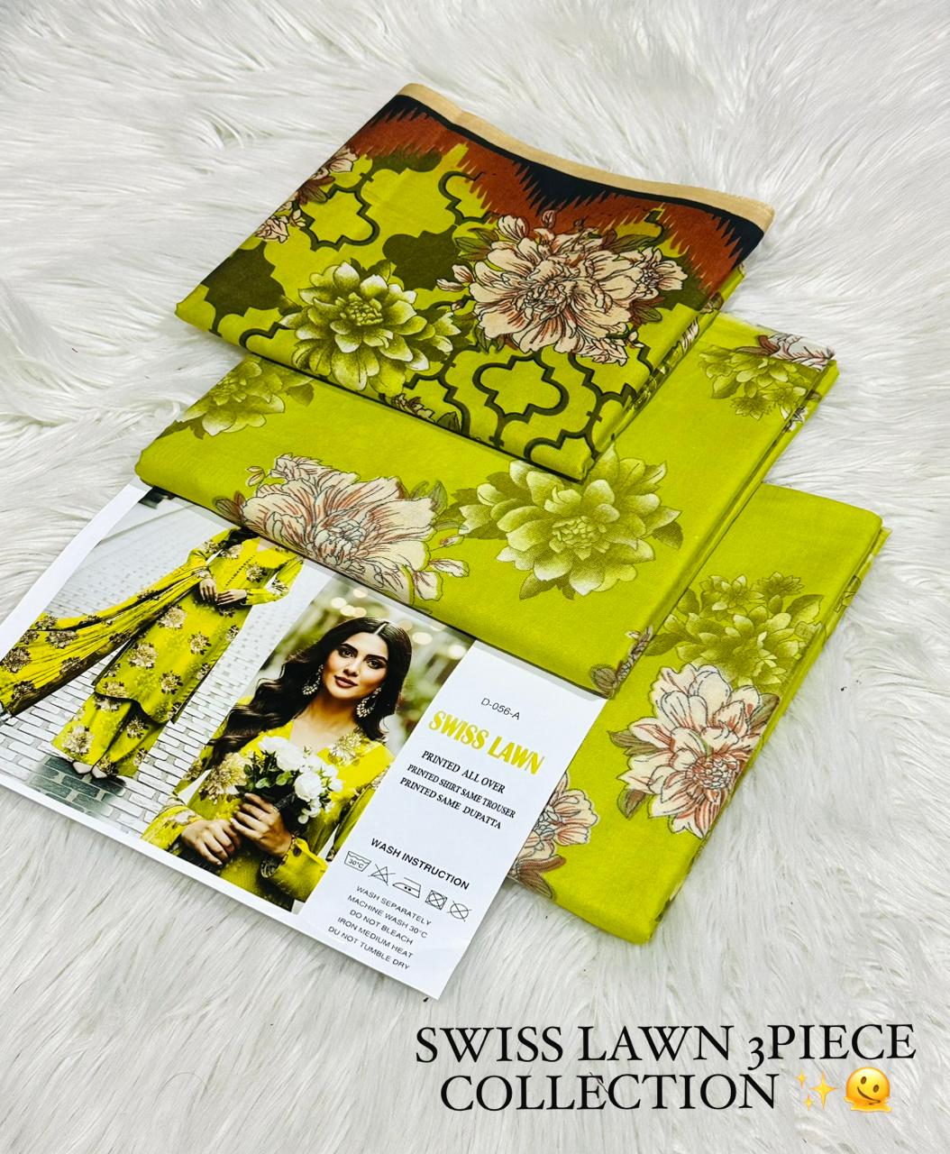 Aafreen Swiss Lawn 3-Piece Printed Collection