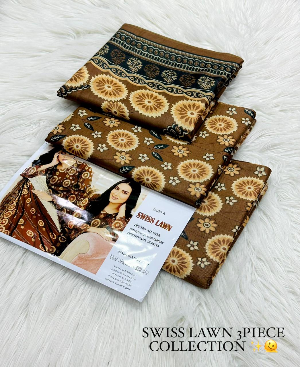 Aafreen Swiss Lawn 3-Piece Printed Collection