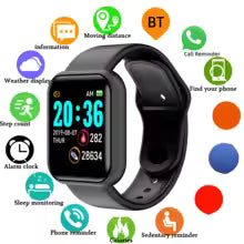 Touch Button Smart Watch with Fitness Tracker & Multiple Sports Modes