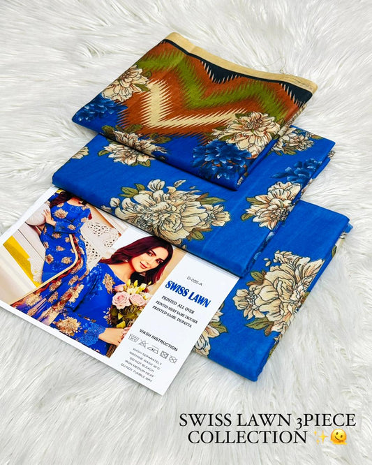 Aafreen Swiss Lawn 3-Piece Printed Collection