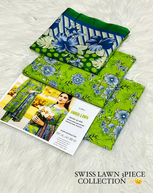 Aafreen Swiss Lawn 3-Piece Printed Collection